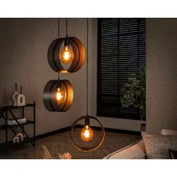 designline »Circle« Pendelleuchte III 3er Ring