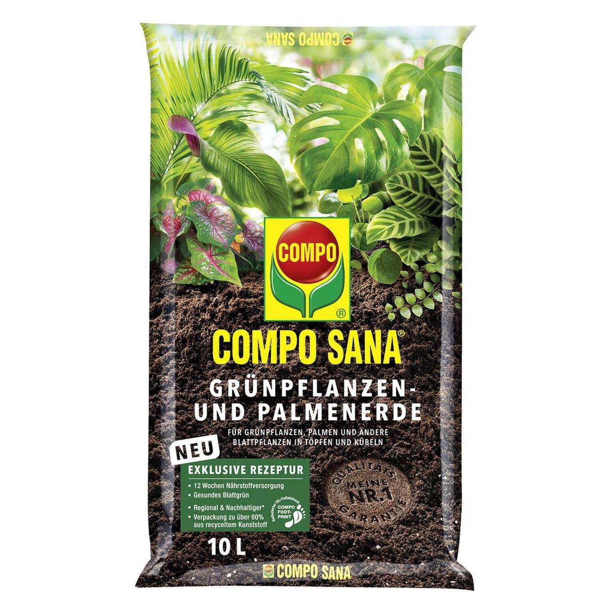 Compo Sana Grnpflanzen- und Palmenerde 10 L (10 l) (1143112004)