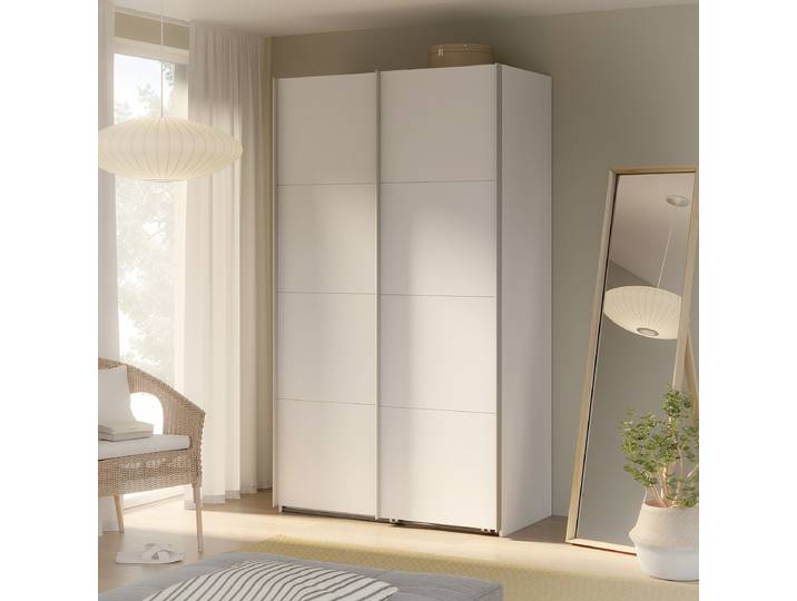 Armoire à portes coulissantes 120cm Blanc