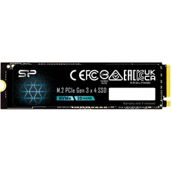 Silicon Power SSD A60 128GB M.2 PCIe NVMe Gen3x4 (128 GB, M.2 2280), SSD