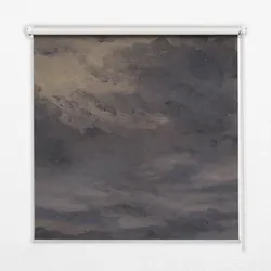 INNENROLLO - Fensterrollo - Rollo - 80x180 cm - Gemalter Himmel