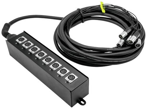 Omnitronic MUS-810 Stagebox 10m Anzahl Eingänge:8 x Anzahl Ausgänge:8 x