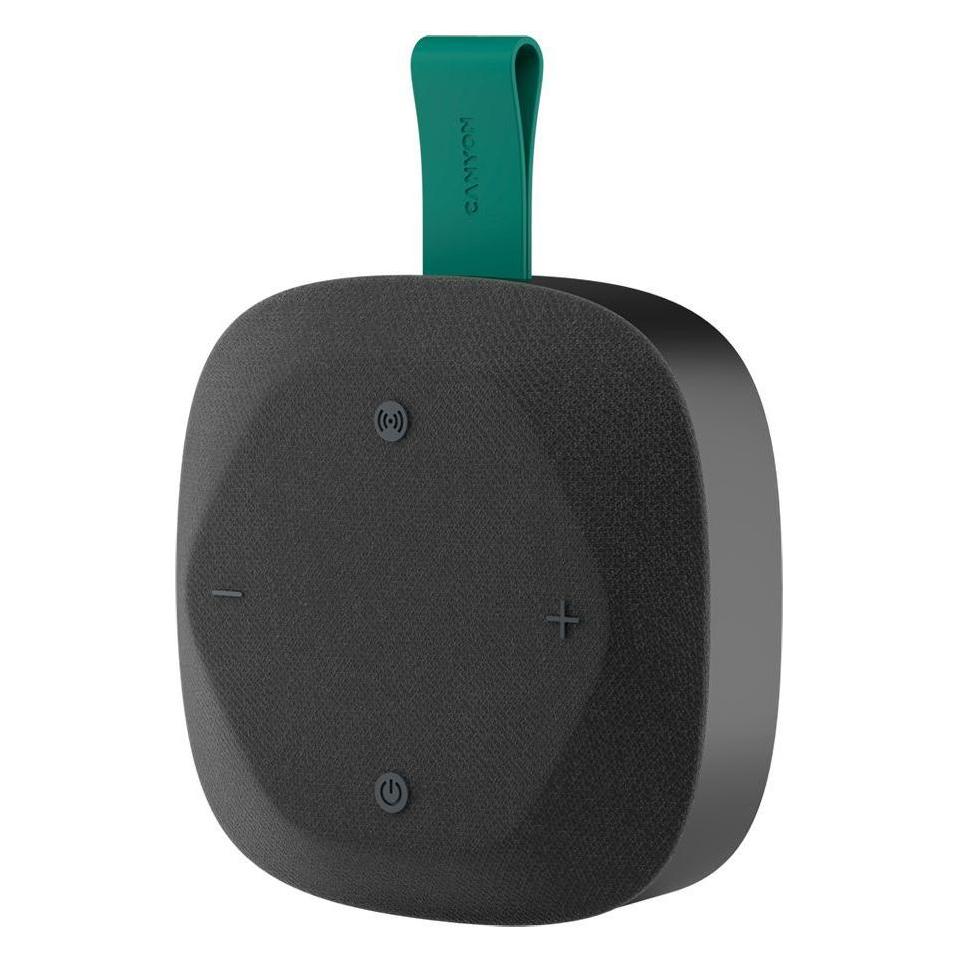 Canyon Bluetooth Lautsprecher Lautsprecher HEXAGON 10 TWS 8W IPX5 Schwarz Grün (12 h) (CNE-CBTSP10BG)