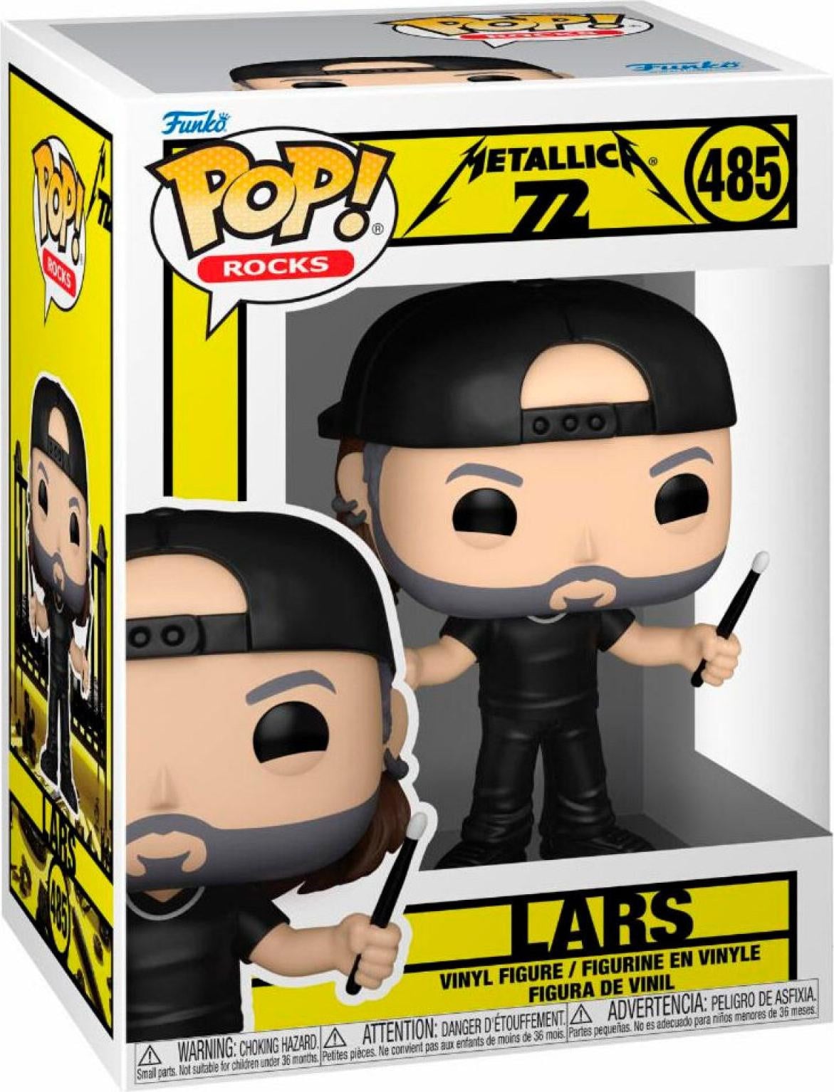 Funko Pop! Metallica 72 - Lars Ulrich #485
