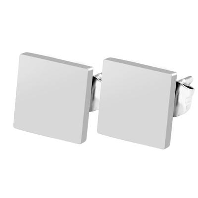 Paar Ohrstecker ADELIA´S "Ohrringe – Ohrstecker aus Edelstahl", Damen, Gr. Unisex, Edelstahl, silber, Ohrringe, Perfekt als Geschenk zum einfach so
