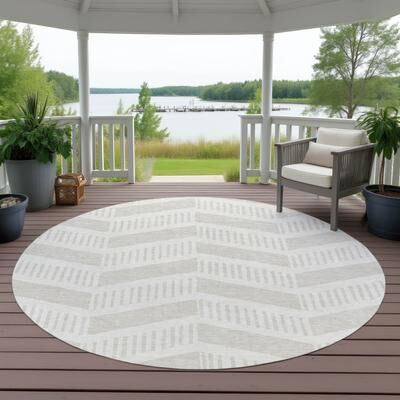 Addison Rugs Machine Washable Indoor/ Outdoor Modern Corinna Chantille Rug