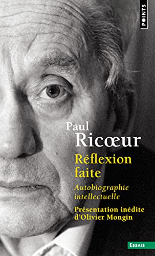 Paul Ricoeur - Réflexion faite : autobiographie intellectuelle - Preis vom 09.10.2026 07:28:09 h