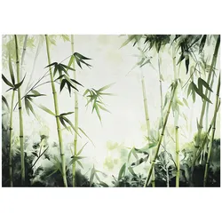 FOTOTAPETE Natur Grün Vlies Tapete Wohnzimmer 350x250