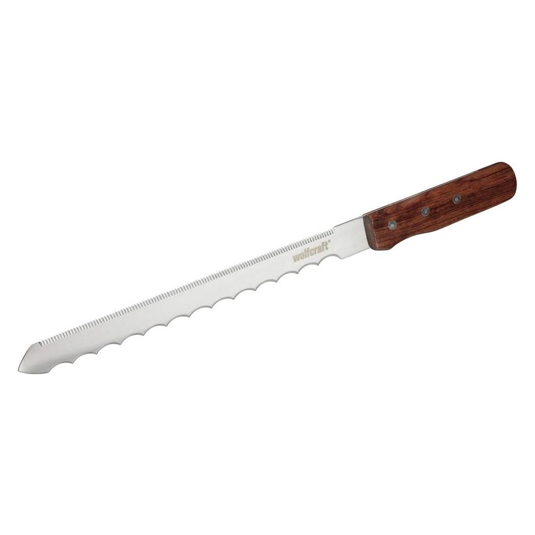 wolfcraft 1 Dämmstoffmesser, Holzgriff, 275mm (Cutter) (4119000)
