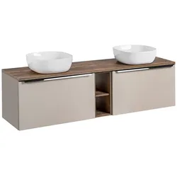 DOPPELWASCHTISCH 180cm Eros Taupe