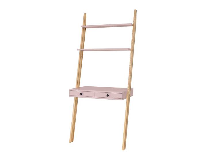 Bureau Monty 79 x 183 x 49cm Rose foncé/Rose clair