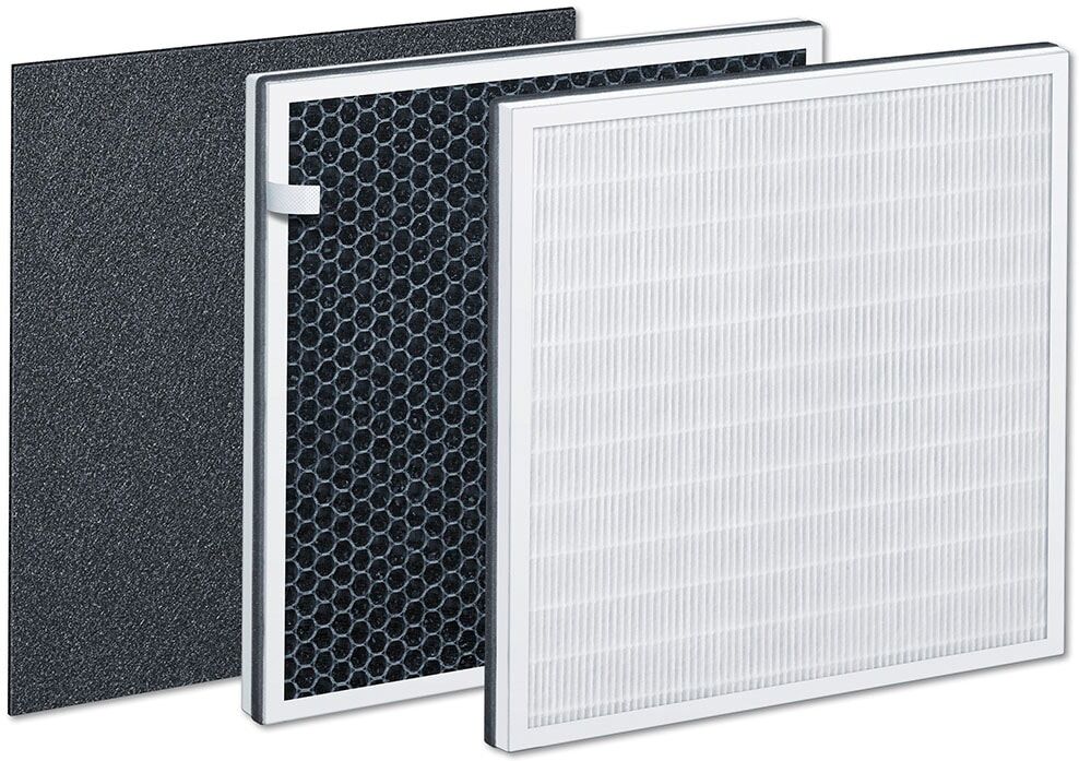 Ersatzfilter BEURER, grau (weiß, schwarz, grau), Filterkartuschen, Ersatzfilter, Filter Nachkaufset weiß, schwarz, grau Einheitsgröße