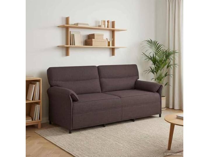 pokgdf Sofa 100% Polyester, Metallrahmen, MDF Modernes Design, Schaumstoffkissen, klappbare Armlehnen, Kunststoffbeine, für Wohnzimmer