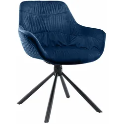 SalesFever »Harvey« Drehstuhl blau