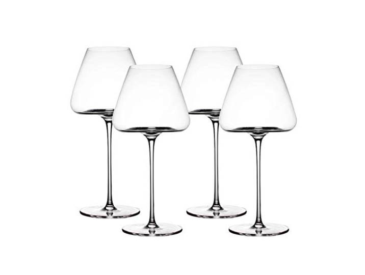 EXENXA Glasbecher Rotweingläser Set mit großen Weingläsern Klar Weinbecher Ultra Elegantes Design Ideal für besondere Anlässe Home Bar Picknick Weingläser (Qualität: 6) ()