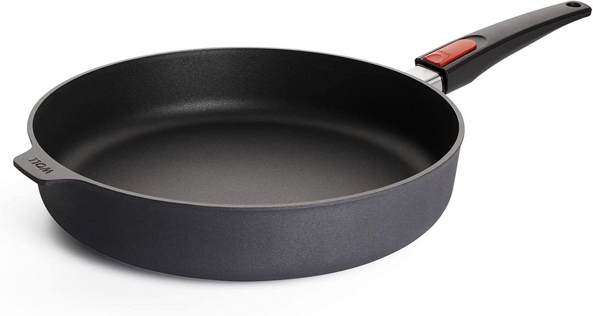 Woll Diamond Lite saute pan met hoge rand, antraciet, diameter: 32 cm