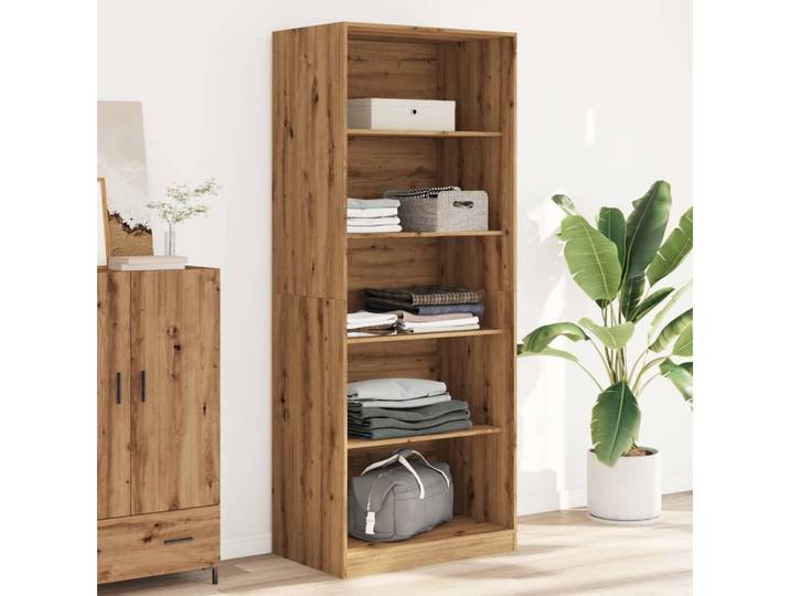 vidaXL Schrankmodule Kleiderschrank Artisan-Eiche 80x50x200 cm Holzwerkstoff