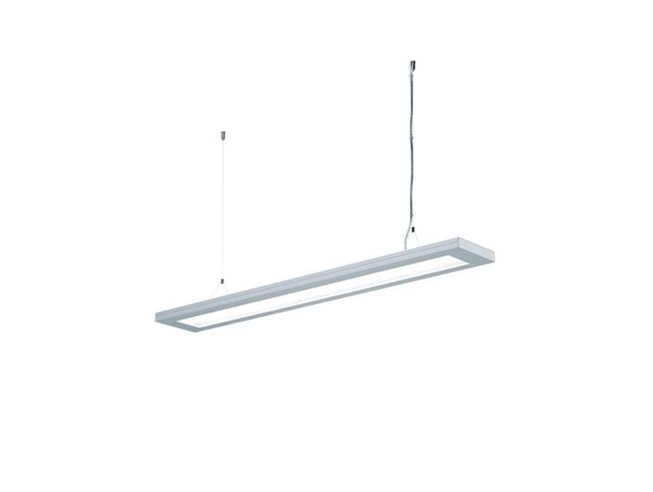Waldmann Hängelampe Lavigo, dimmbar, weiß / opal, für Arbeitszimmer / Büro, Metall