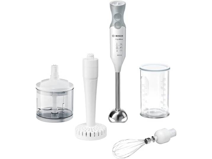 Bosch MSM66155 ErgoMixx Mixeur-Plongeur 600 W\, Blanc/Gris