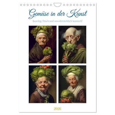 Gemüse in der Kunst (Wandkalender 2026 DIN A4 hoch), CALVENDO Monatskalender