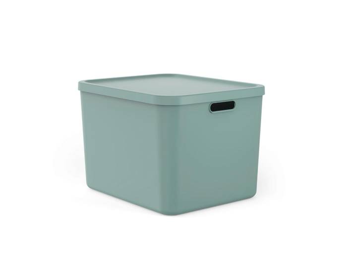 Rotho Aufbewahrungsbox, Mintgrün, Kunststoff, 40.5x34x48.9 cm, Ordnen & Aufbewahren, Deko- & Aufbewahrungsboxen, sonstige Boxen