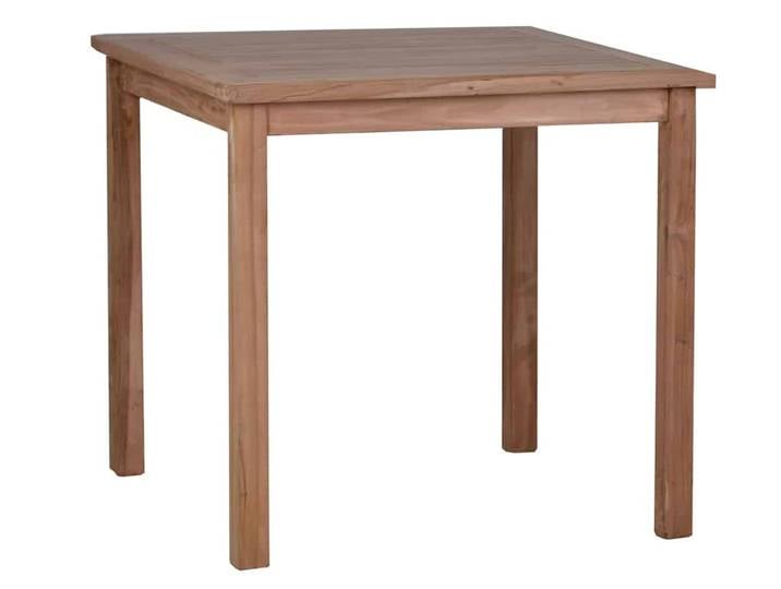 MiaMöbel Teak Esstisch 70x70cm Massivholz Teak Modern