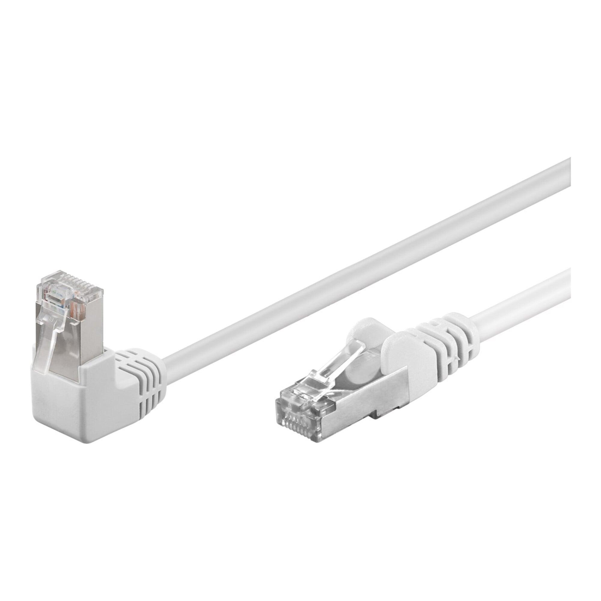 Goobay Patchkabel Cat5e F/UTP RJ45-Stecker 90° 94177)
