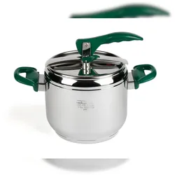 Excelsa Schnellkochtopf Cook Color 5 L Edelstahl silber