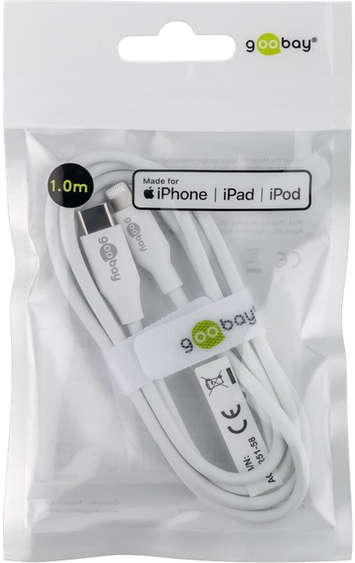 Goobay Sync/Ladekabel Lightning-USB-C 2m 39448 ; Wentronic)