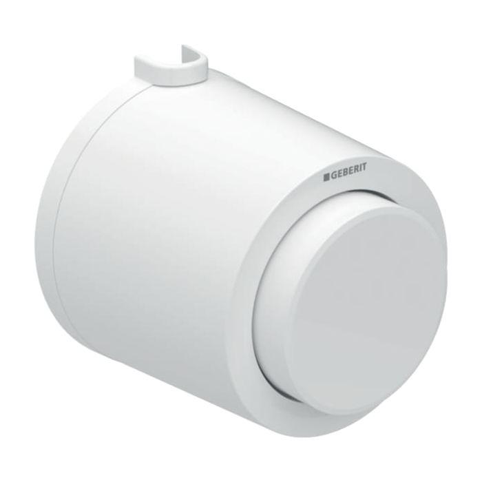 Geberit Fernbetätigung 116046111 pneumatisch, für 1-Mengen-Spülung, AP-Drücker, Kunststoff, weiß-alpin