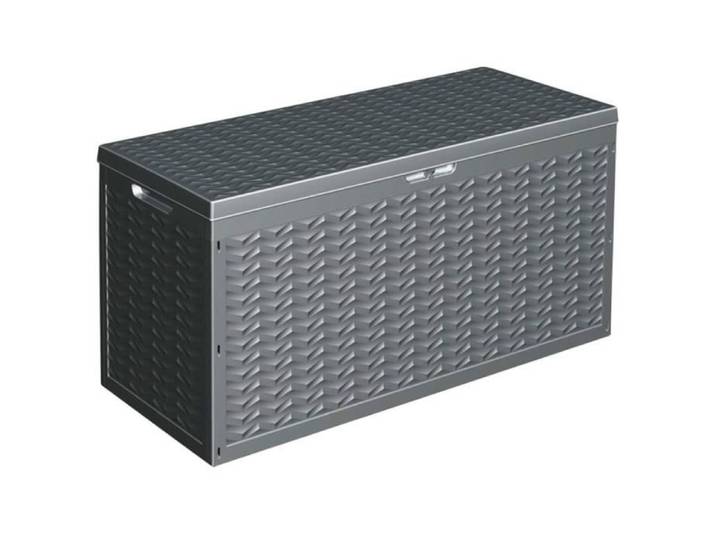 Boîte de rangement - ProGarden - 300 L - Gris - 120x45x60 cm - Polypropylène