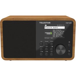 Telestar Radio Top 200 DAB+, Bluetooth, WLAN, USB, Internet, Holz