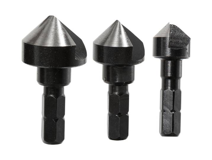 Wolfcraft Senker Sechskant 3 Stück