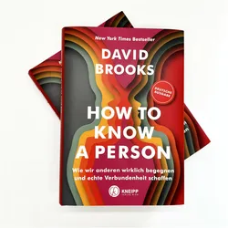 How to know a person, Sachbücher von David Brooks
