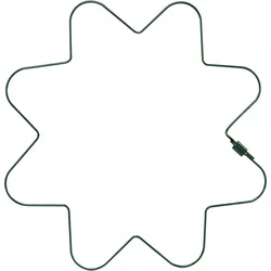 Pflanzenstütze Staudenhalter rund 30cm Stützring für Blumen Gemüse Kletterpflanzen Pflanzenhalter wellenförmig Schutz vor Umknicken TYRP5F30