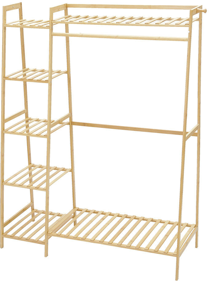 Rebrilliant Clothes Rack Natural Wood