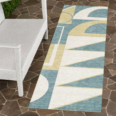 Addison Rugs Machine Washable Indoor/ Outdoor Modern Crowley Chantille Rug