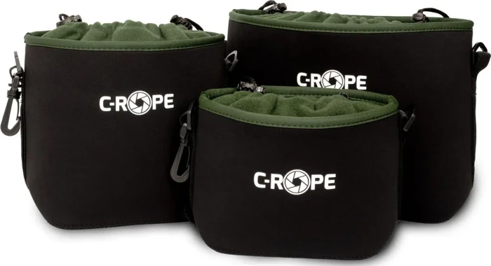 C-ROPE Kamerabeutel V2 Schwarz Variation: S 16x13x10cm retail
