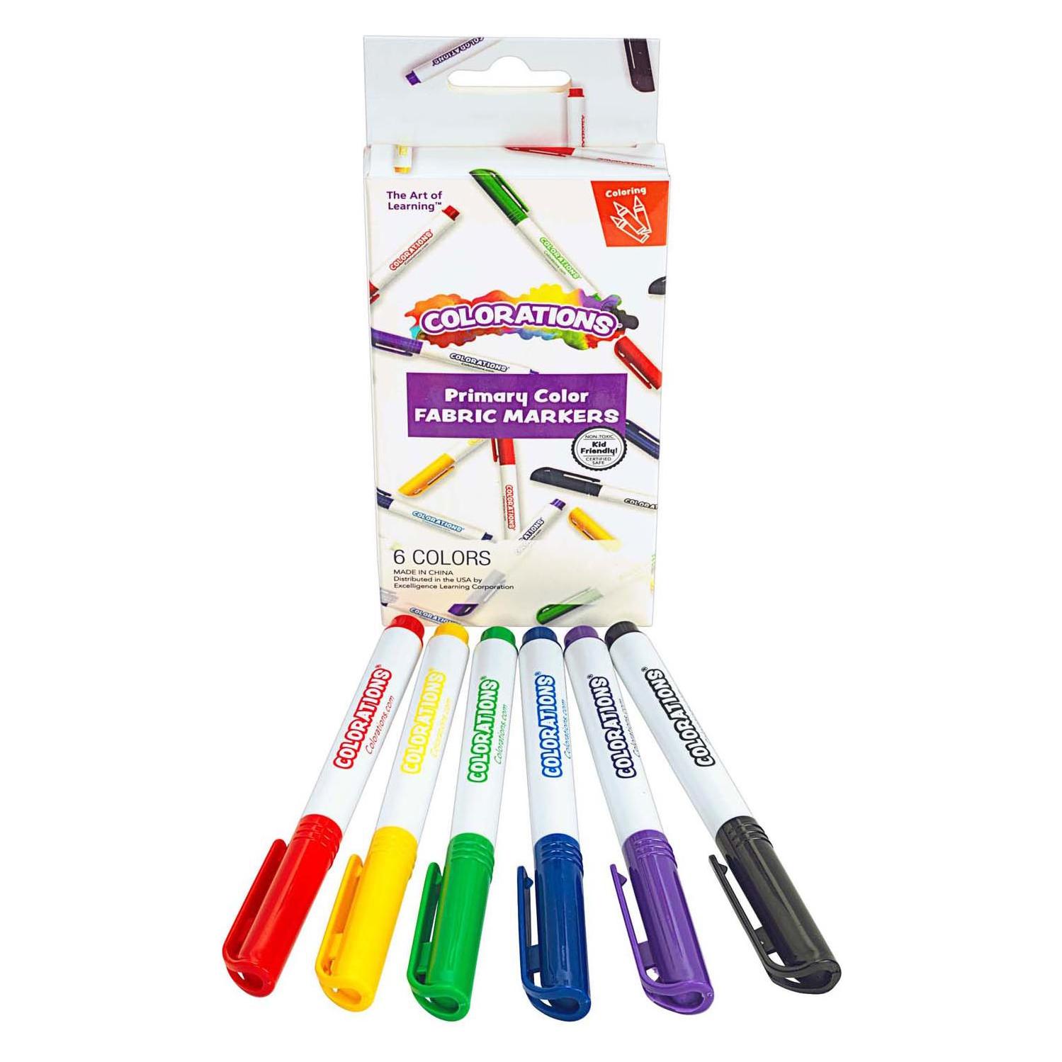Colorations - Textilmarker Primärfarben - 6 Farben (6x) (60308276)