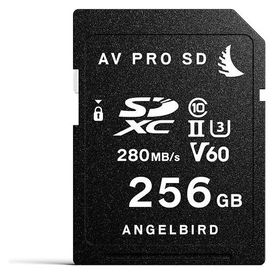 Angelbird AV PRO V60 (256 GB, SDXC, U3, UHS-II) (AVP256SDMK2V60)