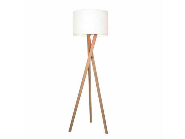 By Rydéns Stehleuchte Vega, Weiß, Eichefarben, 160 cm, Lampen & Leuchten, Innenbeleuchtung, Stehlampen, Stehlampen