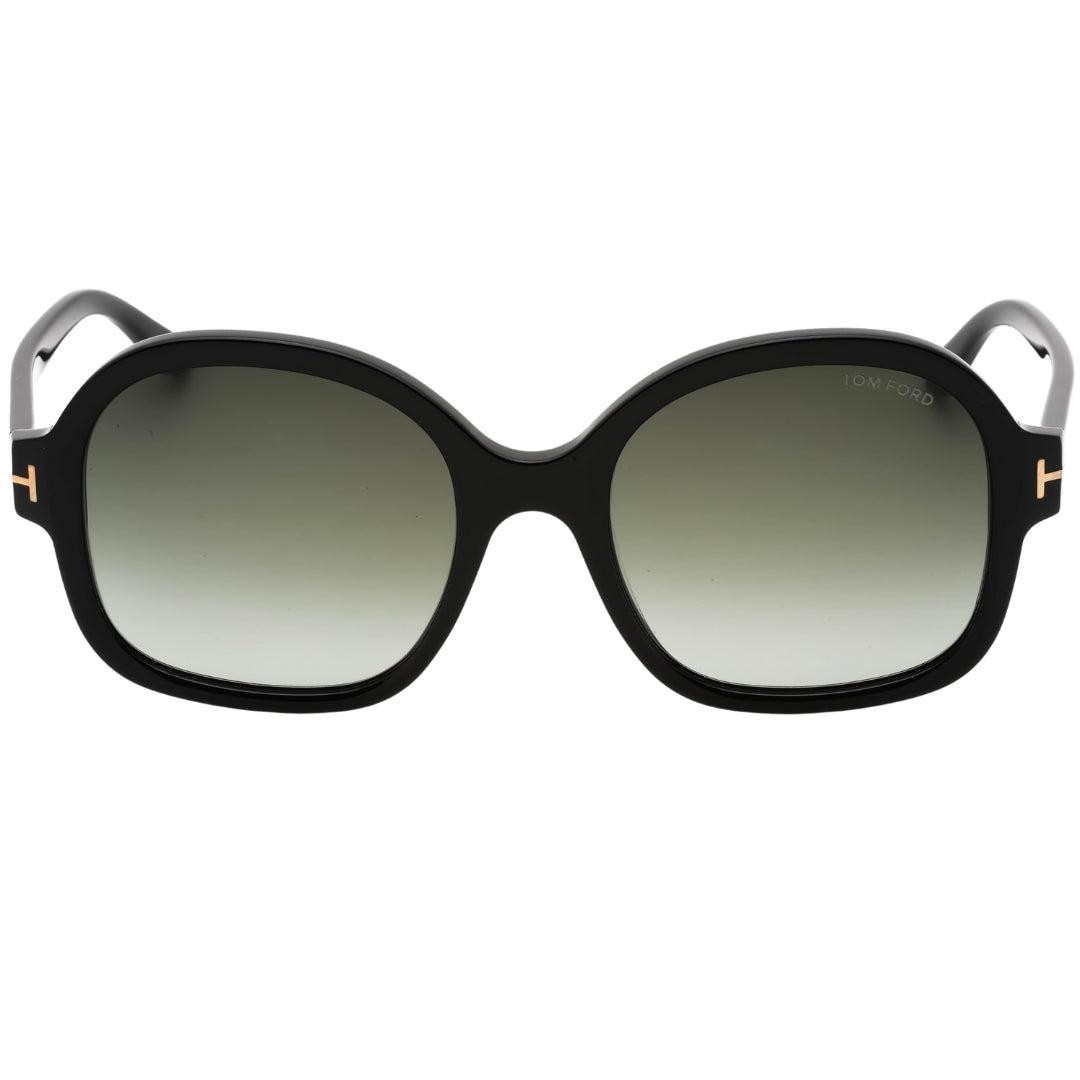 Tom Ford Smoke Lens glanzende zwarte zonnebril