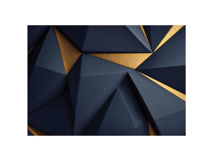 FOTOTAPETE Abstrakt Geometrisch Blau 200x140 cm