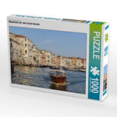 CALVENDO Puzzle Wassertaxi auf dem Canal Grande 1000 Teile Puzzle quer | 1000 Teile Lege-Größe 64 × 48 cm Foto-Puzzle für glückliche Stunden