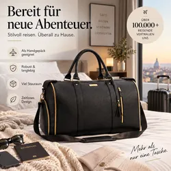 MODEO Reisetasche - Schwarz Klassik