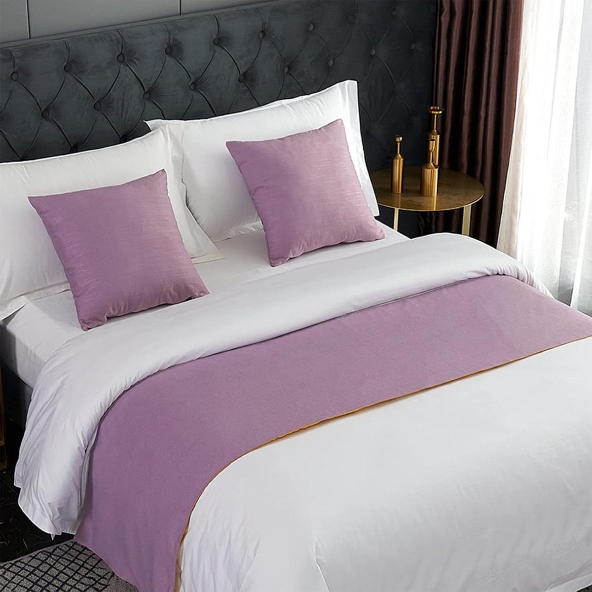Bed Runner Bed Sjaal Slaapkamer Decor Stijl 6 Breedte: 240 cm, Diepte: 50 cm