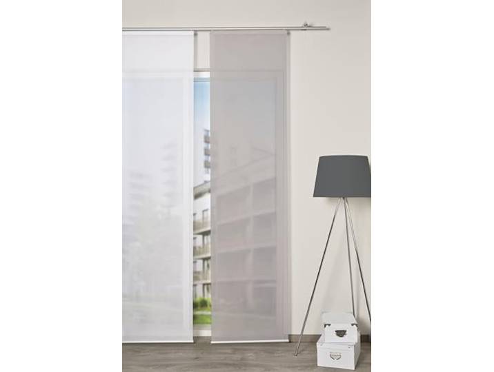Vision S Schiebegardine ROM halbtransparent, Bambusoptik