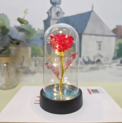 Inspire Curations Eternal Rose LED Light Romantic Gift red Warm Light