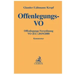 Offenlegungs-VO, Fachbücher von Thomas A. Jesch, Harald S. Glander