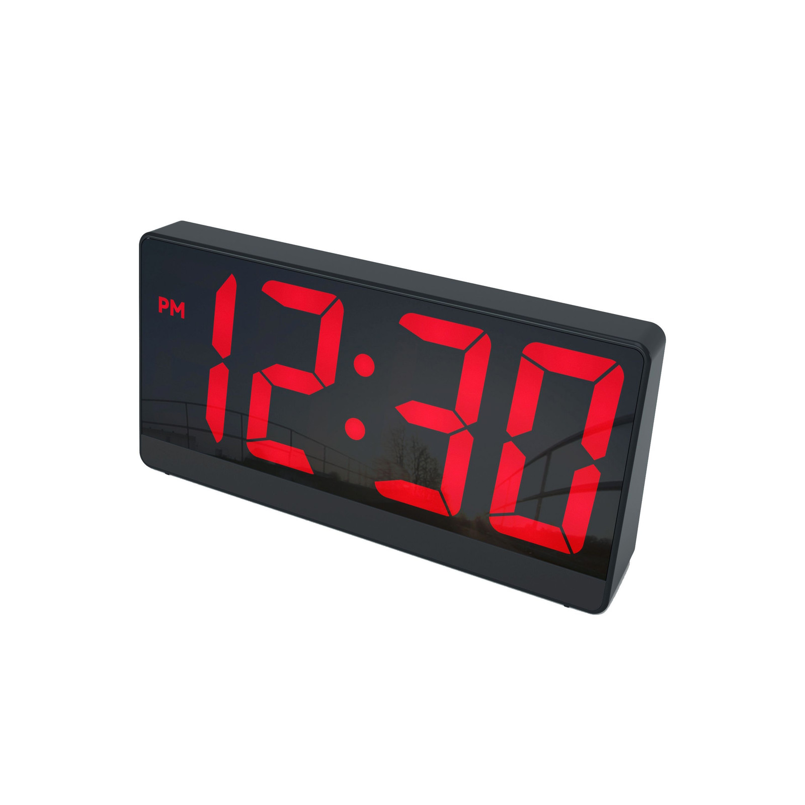 Caliber HCG006 Digitale wekker met rode cijfers, 160 x 60 mm